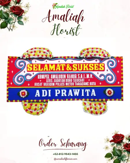 Papan Bunga Ucapan Selamat Kedungsri